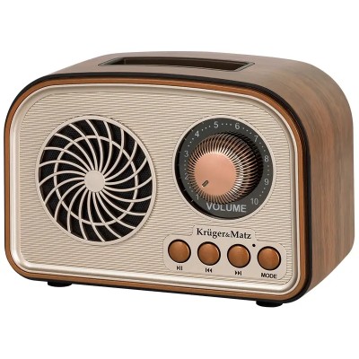 Radio portabil analog AM /FM /SW 5W 185x77.5x150mm Kruger&atz KM0834 Radio portabil analog AM /FM /SW 5W 185x77.5x150mm Kruger&atz KM0834