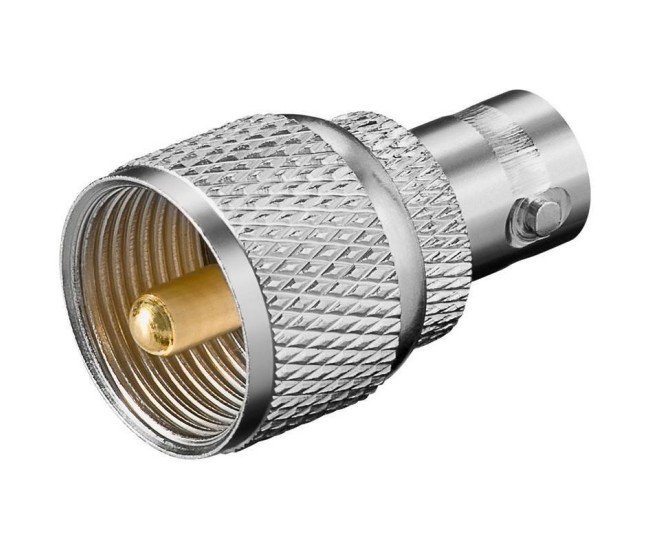 Adaptor UHF la BNC mama contact aurit Goobay Adaptor UHF la BNC mama contact aurit Goobay