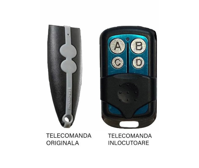 Telecomanda poarta garaj Stagnoli Venus AV222 2 butoane/ cod fix/ 433.92Mhz (591)