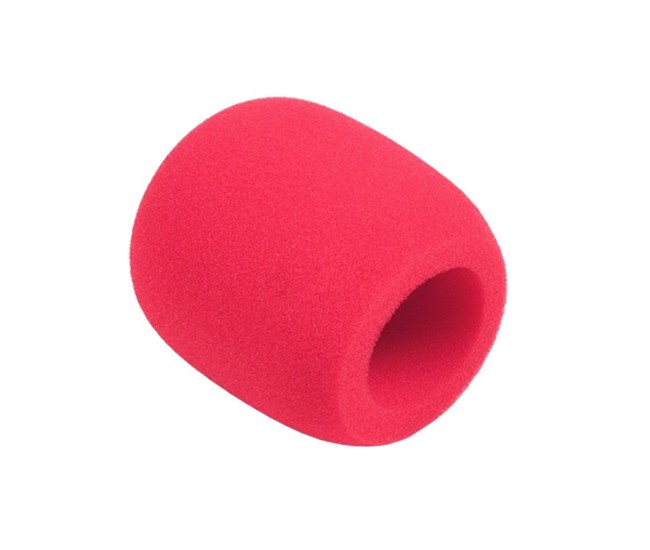 Burete microfon rosu mare 75x60mm Azusa MIK1574B Burete microfon rosu mare 75x60mm Azusa MIK1574B