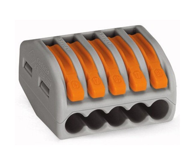 Conector MYF 5X4mm2 WAGO 222-415 Conector MYF 5X4mm2 WAGO 222-415