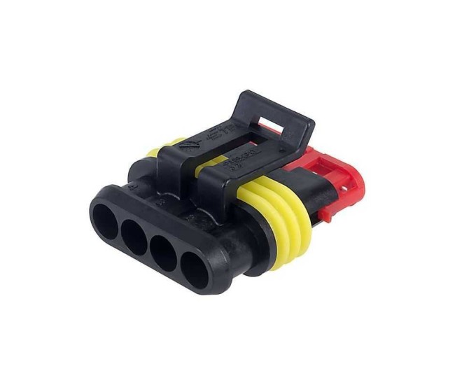 Conector cablu Superseal 1.5 mama mufa 4 pini IP67 TE Connectivity 282088-1 Conector cablu Superseal 1.5 mama mufa 4 pini IP67 TE Connectivity 282088-1