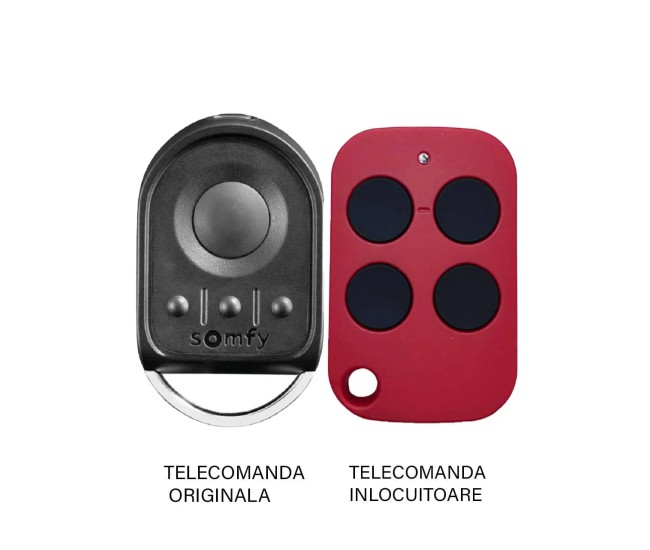 Telecomanda poarta garaj Somfy KeyGO RTS pe patru canale/ 433.92MHz (447)