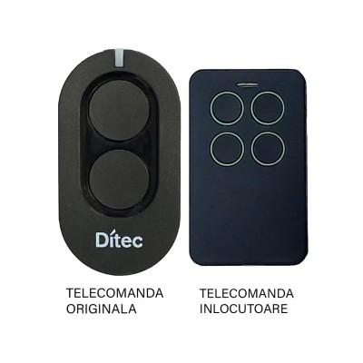 Telecomanda pentru poarta garaj Ditec Zen 2 4 Butoane/ cod saritor/ 433.92Mhz (811-1)