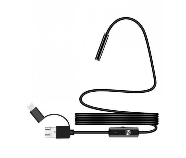 Camera inspectie endoscop 1280x720p IP67 USB/Micro USB/USB type C android/windows REBEL RB-1141 Camera inspectie endoscop 1280x720p IP67 USB/Micro USB/USB type C android/windows REBEL RB-1141