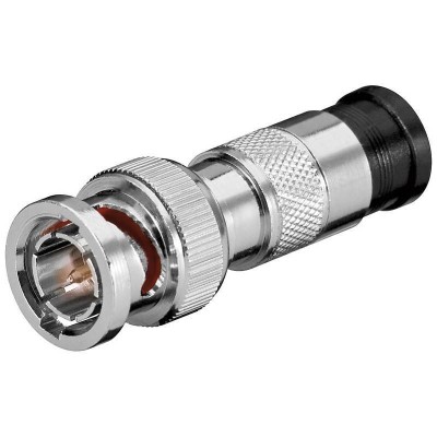 Mufa BNC tata 75ohm compresie RG6 7mm pin aurit Goobay 12039 Mufa BNC tata 75ohm compresie RG6 7mm pin aurit Goobay 12039