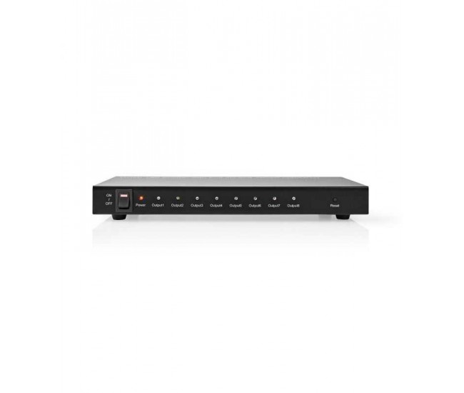Splitter HDMI 4K 30Hz 8-porturi 1x intrare HDMI - 8x iesiri HDMI Nedis Splitter HDMI 4K 30Hz 8-porturi 1x intrare HDMI - 8x iesiri HDMI Nedis