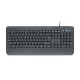 Tastatura silentioasa cu fir USB K110 PLATINET PMK110B