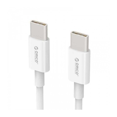 Cablu USB type C tata-tata 1m alb Orico BCU-10