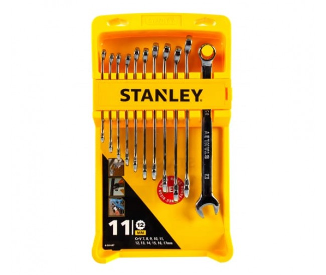 Set 11 chei combinate 4-94-647 Stanley finisaj cromat Set 11 chei combinate 4-94-647 Stanley finisaj cromat