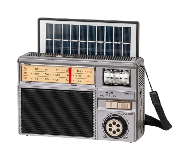 Radio portabil analog SOLAR AM /FM /SW 3W 145x60.9x96.4mm Kruger&atz KM0831 Radio portabil analog SOLAR AM /FM /SW 3W 145x60.9x96.4mm Kruger&atz KM0831