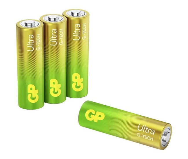 Set 4 baterii alcaline Ultra GP R6 ALKALINE GP15AUETA21-2GSB4 Set 4 baterii alcaline Ultra GP R6 ALKALINE GP15AUETA21-2GSB4