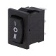 Comutator fara retinere 3 pozitii (ON)-OFF-(ON) 3A /250VAC 18.8x12.9x13.4mm negru NINIGI RSM1232C0BK