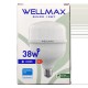 Bec LED cu chip SAMSUNG E27 T100 T-BULB 38W 4050lm 6500K Wellmax VE20706 Bec LED cu chip SAMSUNG E27 T100 T-BULB 38W 4050lm 6500K Wellmax VE20706