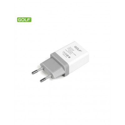 Alimentator Incarcator retea 230V la 1x USB 1A Alb GF-U1 blister Golf
