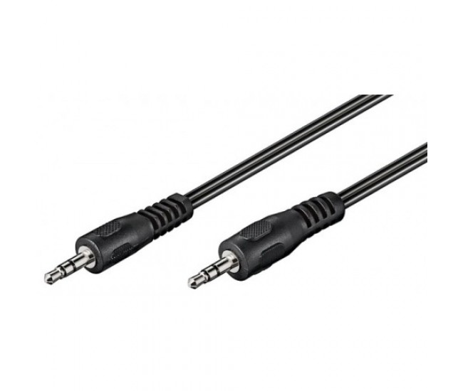 Cablu audio Jack 3.5 mm stereo 2.5m Goobay Cablu audio Jack 3.5 mm stereo 2.5m Goobay