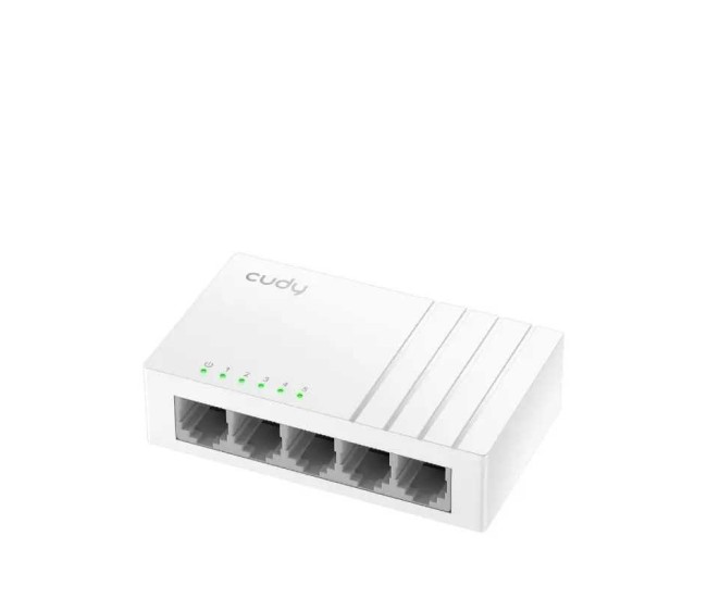 Switch Desktop 5 porturi 10/100Mbps Cudy FS105D Switch Desktop 5 porturi 10/100Mbps Cudy FS105D