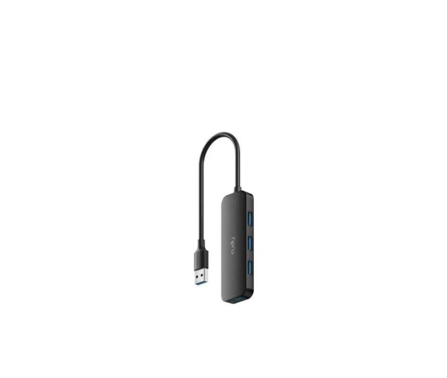 HUB USB 3.0 Cudy UH40A 4x USB3.0 negru HUB USB 3.0 Cudy UH40A 4x USB3.0 negru