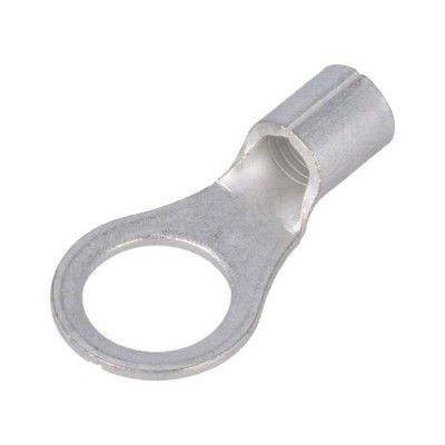 Papuc Terminal cu inel M10 6.64 10.5mm2 crimpat pe cablu neizolat TE Connectivity