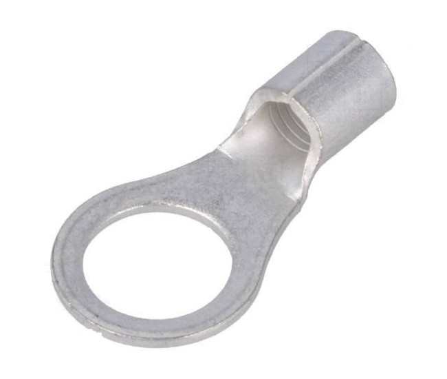 Papuc Terminal cu inel M10 6.64 10.5mm2 crimpat pe cablu neizolat TE Connectivity