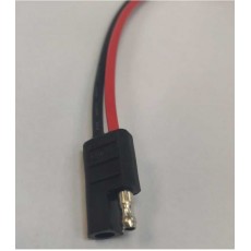Cablu cu conector TAXI RP PAS 8 mm 14AWG (+ DEZIZ) rosu