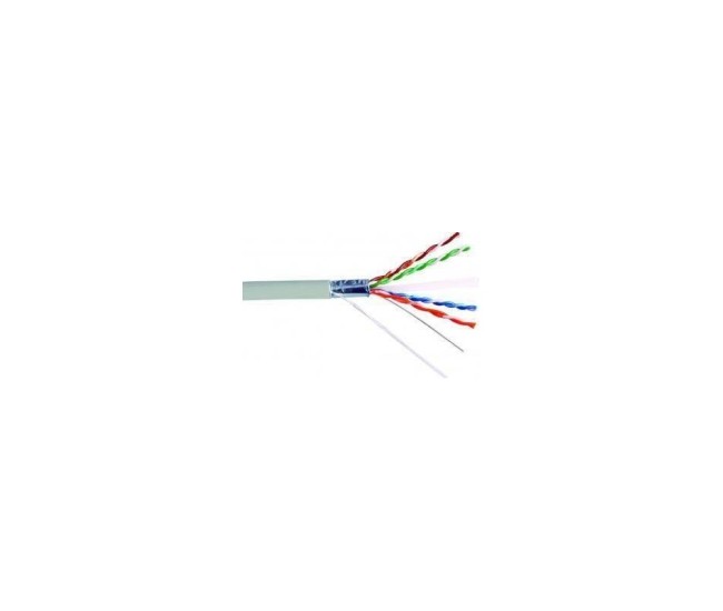 Cablu FTP CAT6 8 fire 0.56mm din cupru OFC ecranat Well Cablu FTP CAT6 8 fire 0.56mm din cupru OFC ecranat Well