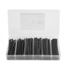Kit tuburi retractabile 2:1 negru 6 dimensiuni 100buc Lanberg