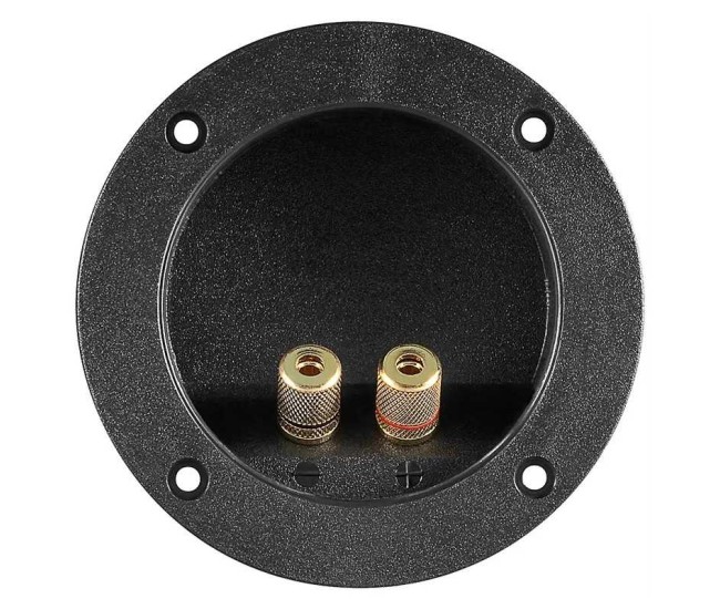 Terminal difuzor rotund 2 pini banane 4mm 105mm Goobay 11663 Terminal difuzor rotund 2 pini banane 4mm 105mm Goobay 11663