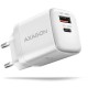 Incarcator retea PD 3.0 QC4+ 1x USB-C + 1x USB-A 30W alb AXAGON ACU-PQ30W Incarcator retea PD 3.0 QC4+ 1x USB-C + 1x USB-A 30W alb AXAGON ACU-PQ30W