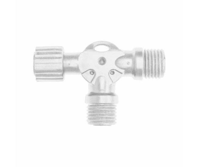 Distribuitor in T alb pentru instalatii luminoase Home KTTW5