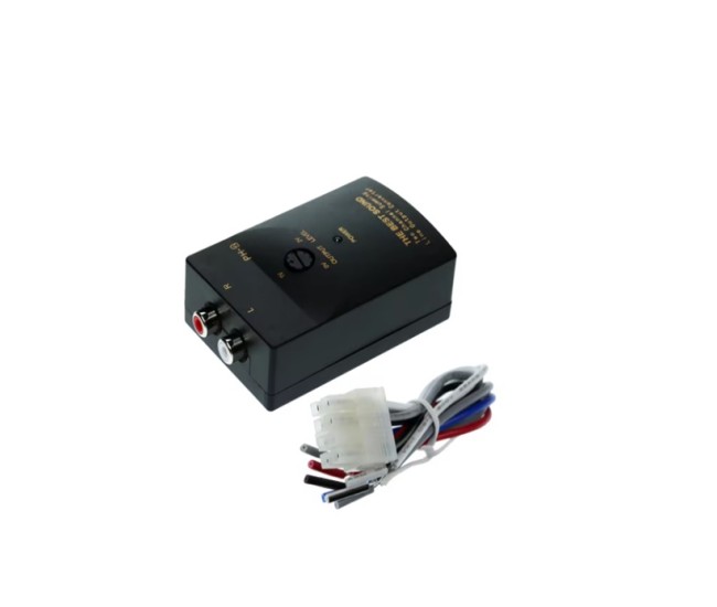 Adaptor de masina audio STEREO HIGH TO LOW 50W 1A HI(difuzoare) - LOW(2x RCA) Adaptor de masina audio STEREO HIGH TO LOW 50W 1A HI(difuzoare) - LOW(2x RCA)