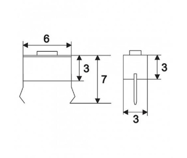 Buton microinterupator OFF-ON 1 circuit 0.05A 12VDC fara retinere 09000 Buton microinterupator OFF-ON 1 circuit 0.05A 12VDC fara retinere 09000