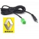 Adaptor Auxiliar Jack 3.5 mm Renault 4CarMedia Adaptor Auxiliar Jack 3.5 mm Renault 4CarMedia