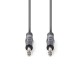 Cablu audio balansat Jack Stereo 6.35 mm tata - 6.35 mm tata 1.5m gri Nedis Cablu audio balansat Jack Stereo 6.35 mm tata - 6.35 mm tata 1.5m gri Nedis