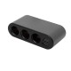 Distribuitor auto 12V /24V 3 prize 80W + 2x USB 3.4A + Voltmetru SAL SAU80W
