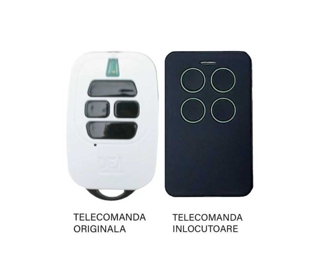 Telecomanda poarta garaj 4 butoane cod saritor frecventa 433.92MHz Dea GTi4 compatibila cu originalul (810/4) Telecomanda poarta garaj 4 butoane cod saritor frecventa 433.92MHz Dea GTi4 compatibila cu originalul (810/4)