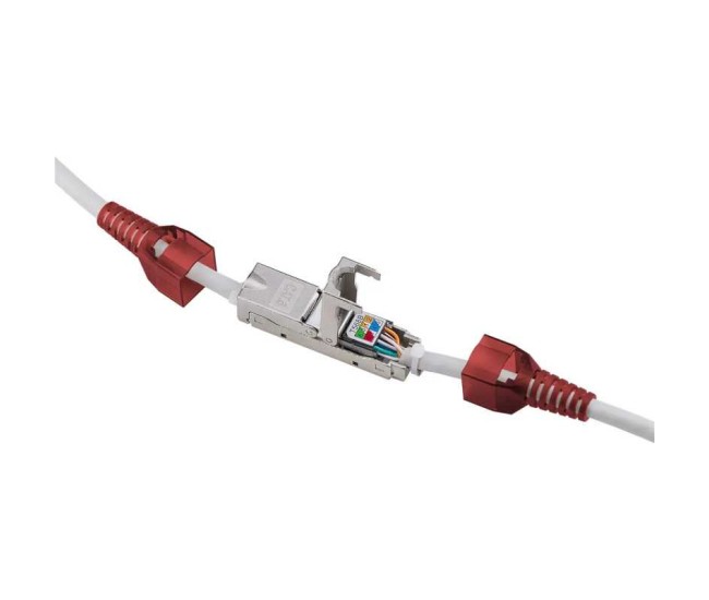 Conector de reconectare cablu fara unelte CAT6 ecranat STP AWG 24/1-22/1 250MHz Goobay 79577