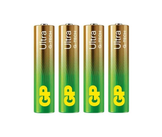Set 4 baterii Ultra ALKALINE GP R3 AAA GP24AU-PGB4 Set 4 baterii Ultra ALKALINE GP R3 AAA GP24AU-PGB4