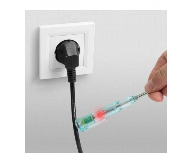 Creion de faza cu functie fara contact cu LED rosu 70-250VAC alimentat cu baterie MAXWELL Creion de faza cu functie fara contact cu LED rosu 70-250VAC alimentat cu baterie MAXWELL