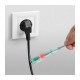 Creion de faza cu functie fara contact cu LED rosu 70-250VAC alimentat cu baterie MAXWELL Creion de faza cu functie fara contact cu LED rosu 70-250VAC alimentat cu baterie MAXWELL