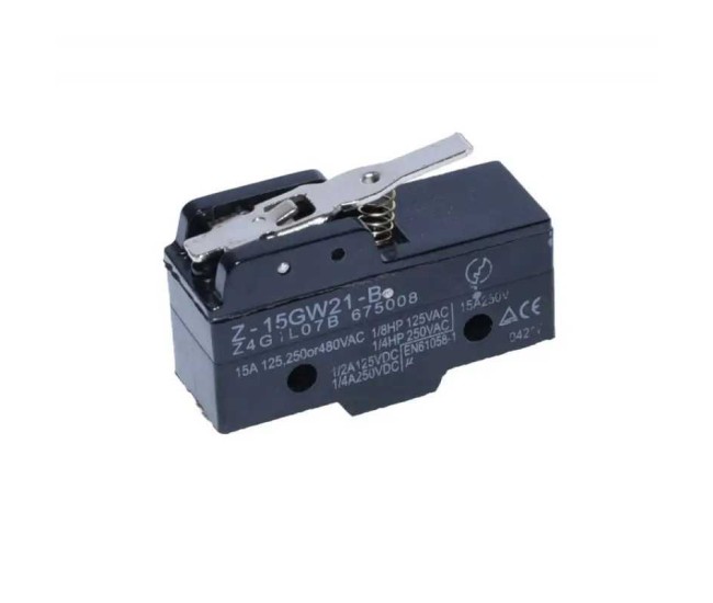 MICRO SWITCH cu tija scurta 40mm Cursa de actiune 8mm 49x18x29/35mm Z-15GW21-B 15A 125 /250 /480VAC MICRO SWITCH cu tija scurta 40mm Cursa de actiune 8mm 49x18x29/35mm Z-15GW21-B 15A 125 /250 /480VAC