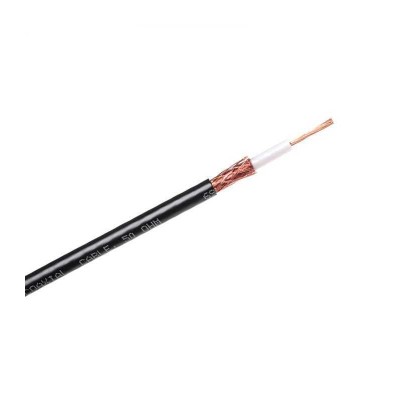 Cablu coaxial H155 50 ohm cupru exterior 5.4mm din PVC 1m Cabletech
