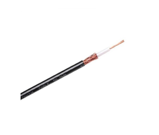 Cablu coaxial H155 50 ohm cupru exterior 5.4mm din PVC 1m Cabletech Cablu coaxial H155 50 ohm cupru exterior 5.4mm din PVC 1m Cabletech
