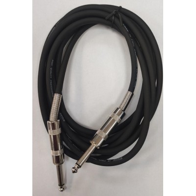 Cablu mono Jack 6.35 mm tata - Jack 6.35 mm tata 3m High Quality Professional by BST JACK/JACKM-3 Cablu mono Jack 6.35 mm tata - Jack 6.35 mm tata 3m High Quality Professional by BST JACK/JACKM-3