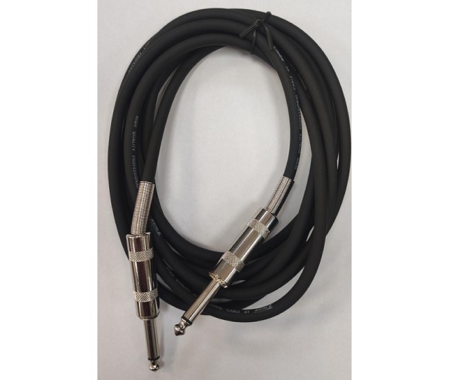 Cablu mono Jack 6.35 mm tata - Jack 6.35 mm tata 3m High Quality Professional by BST JACK/JACKM-3 Cablu mono Jack 6.35 mm tata - Jack 6.35 mm tata 3m High Quality Professional by BST JACK/JACKM-3