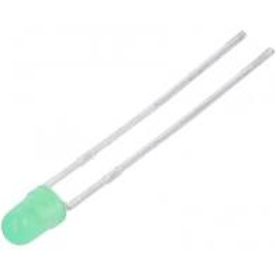 LED 3mm verde 12V 8-20mcd 60 grade Parte frontala convex KINGBRIGHT ELECTRONIC L-934GD-12V LED 3mm verde 12V 8-20mcd 60 grade Parte frontala convex KINGBRIGHT ELECTRONIC L-934GD-12V