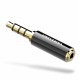 Adaptor Jack 2.5 mm mama 4 pini - Jack 3.5 mm mufa tata 4 pini metal aurit VENTION BFBB0 Adaptor Jack 2.5 mm mama 4 pini - Jack 3.5 mm mufa tata 4 pini metal aurit VENTION BFBB0