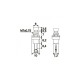 Buton 1 circuit 12VDC ON-(OFF) fara retinere rosu Buton 1 circuit 12VDC ON-(OFF) fara retinere rosu