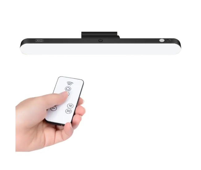 Lampa LED 2.5W /3000-5000K + telecomanda si acumulator 1200mAh negru XO-YH08B