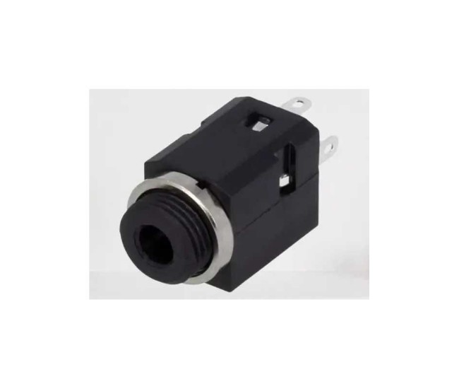 Conector Jack 3.5 mm CLIFF FC681375V soclu mama stereo 3 contacte /4 terminale /pentru panou THT Conector Jack 3.5 mm CLIFF FC681375V soclu mama stereo 3 contacte /4 terminale /pentru panou THT